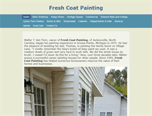 Tablet Screenshot of fresh-coat-painting.com